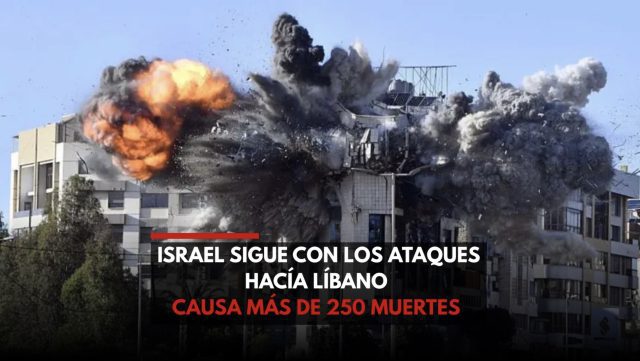 Los ataques de Israel siguen sobre el Líbano; van más de 250 muertos