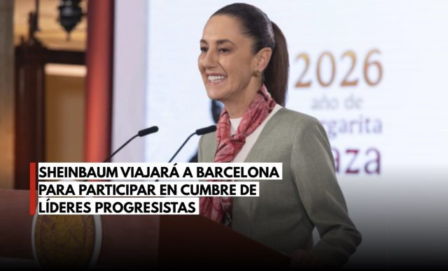 Sheinbaum alista su primer viaje a Europa para una reunión política en Barcelona
