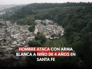 Hombre agrede sin motivo a niño de cuatro años con un cuchillo en Santa Fe