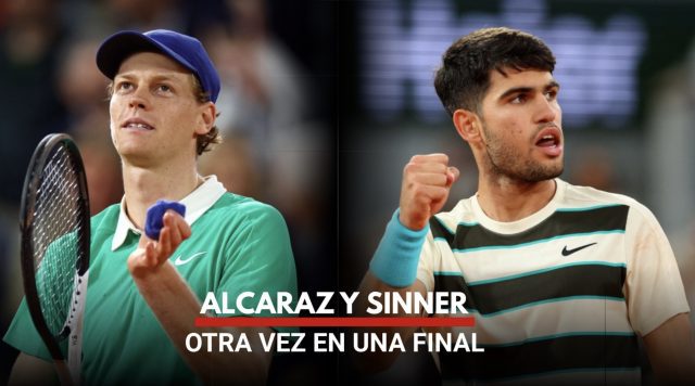 Otra vez: Sinner y Alcaraz disputarán la final del Masters de Montecarlo
