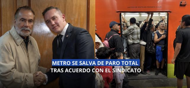 El Metro se salva de paro total tras negociaciones entre autoridades y sindicato