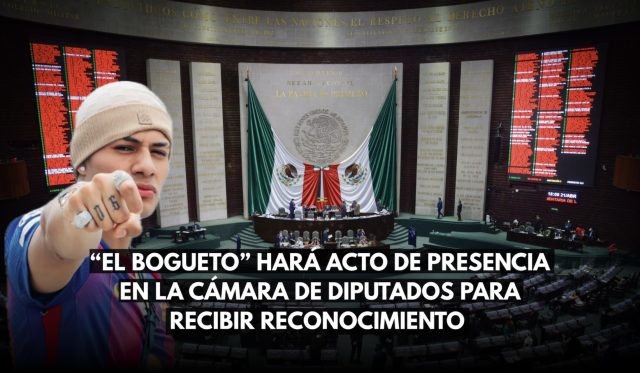 “El Bogueto” hará acto de presencia en la Cámara de Diputados para recibir reconocimiento