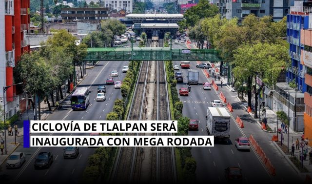 Ciclovía de Tlalpan será inaugurada con mega rodada