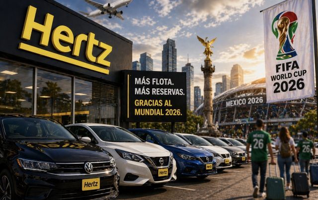 Hertz México aumenta su flota y espera más reservas por impulso del Mundial 2026
