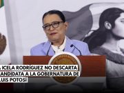 Rosa Icela Rodríguez no descarta ser candidata a la gubernatura de San Luis Potosí