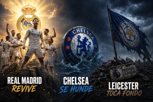 Jornada de contrastes en Europa: El Madrid revive, Chelsea se hunde y el Leicester toca fondo