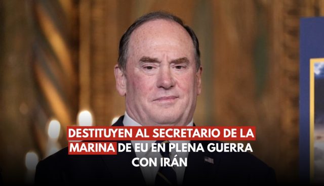 Destituyen al secretario de la Marina de EU en plena guerra con Irán