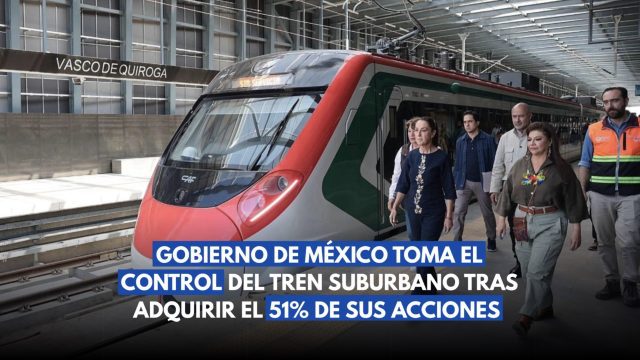 Banobras incorpora el Tren Suburbano al esquema federal