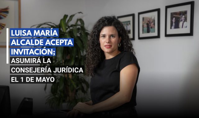 Luisa María Alcalde acepta invitación de Sheinbaum; asumirá la Consejería Jurídica el 1 de mayo