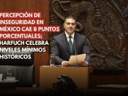 Harfuch celebra caída en percepción de inseguridad