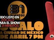 Todo listo en el Zócalo para el show de 31 Minutos