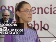 Sheinbaum cuestiona acusación de EU contra Rocha Moya