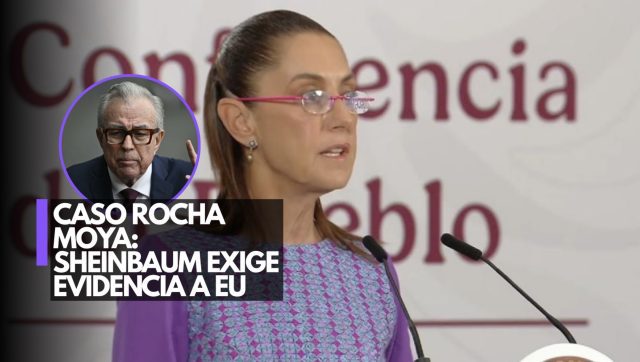 Sheinbaum cuestiona acusación de EU contra Rocha Moya