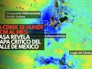 La CDMX se hunde 2 cm al mes: NASA revela mapa crítico del Valle de México