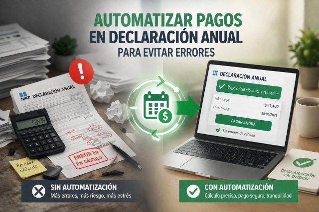 Declaración anual automatiza pagos y reduce errores fiscales