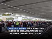 Caos en el Metro: sindicato alerta fallas; Gobierno responde