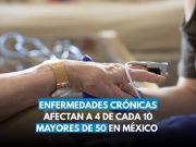 Enfermedades crónicas afectan a 4 de cada 10 mayores de 50