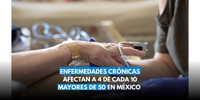 Enfermedades crónicas afectan a 4 de cada 10 mayores de 50