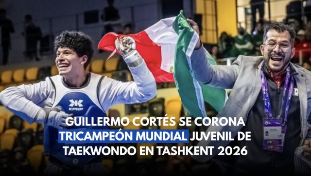 Guillermo Cortés, tricampeón mundial juvenil de Taekwondo