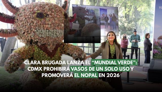 CDMX apuesta por botanas de nopal; adiós plásticos en el Mundial