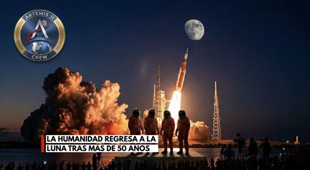 Hoy despega Artemis II rumbo a la luna.