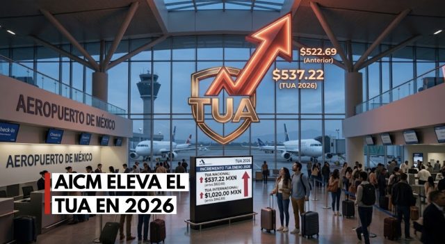 El AICM incrementa el TUA en plena Semana Santa y con la mira en el Mundial 2026
