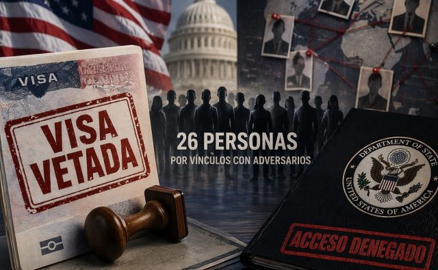 EU veta visas a 26 personas por vínculos con adversarios