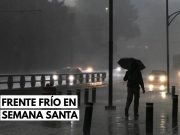Nuevo frente frío “ataca” la primavera durante semana santa.