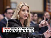 Trump despide a Pam Bondi de la fiscalía general de EU.