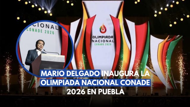 Mario Delgado inaugura Olimpiada CONADE 2026