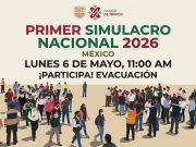 El próximo seis de mayo se hará el primer simulacro nacional 2026.