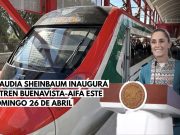 Se inaugurará el Tren Buenavista-AIFA este 26 de abril
