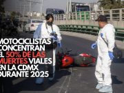 Motociclistas concentran el 50% de las muertes viales en la CDMX durante 2025