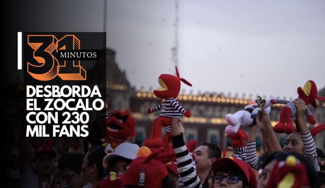¡31 Minutos desborda el Zócalo con 230 mil fans!