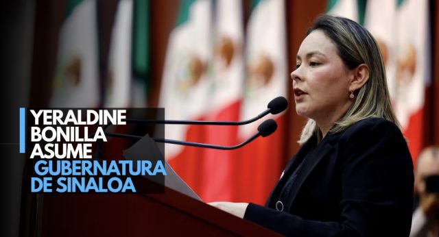 Yeraldine Bonilla asume gubernatura de Sinaloa