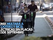 CDMX multará a scooters y bicis eléctricas sin placas desde septiembre