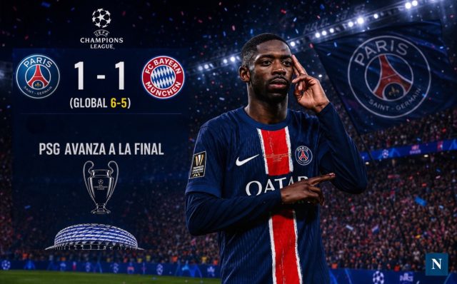 El PSG elimina al Bayern y se citará con el Arsenal por la “Orejona”