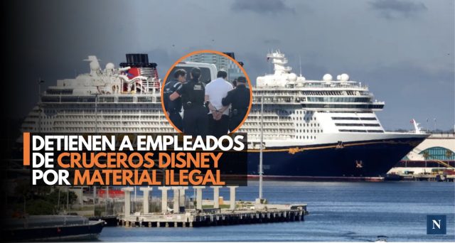 Detienen a empleados de cruceros Disney por material ilegal