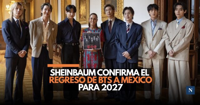 Sheinbaum confirma el regreso de BTS a México para 2027