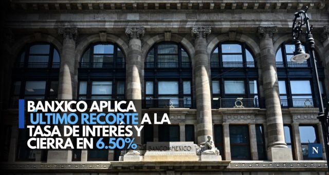 Banxico aplica último recorte a la tasa de interés y cierra ciclo de flexibilización en 6.50%