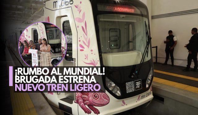 ¡Nuevo Tren Ligero! “El Ajolote” debuta para el Mundial 2026
