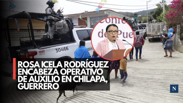Rosa Icela Rodríguez encabeza operativo de auxilio en Chilapa, Guerrero