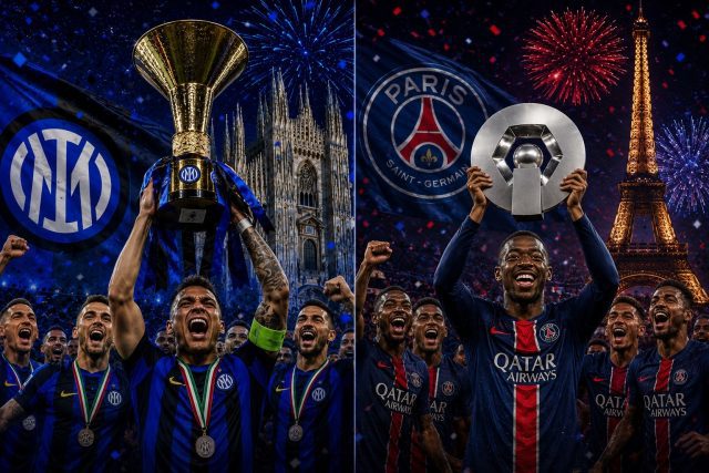Miércoles de campeones: El Inter firma el Doblete y el PSG se corona Pentacampeón