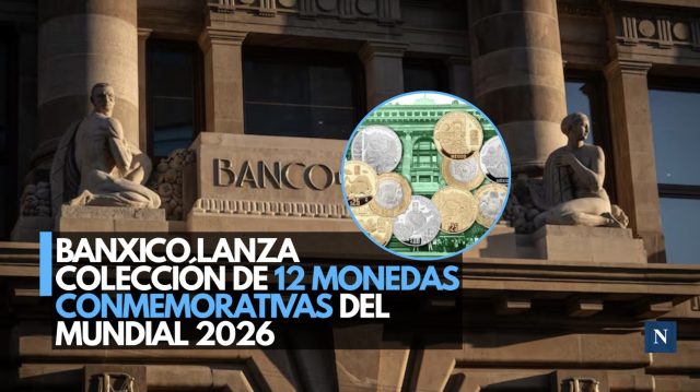 Banxico lanza colección de 12 monedas conmemorativas del Mundial 2026