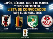 Viernes de convocados: Japón, Bélgica, Costa de Marfil y Túnez definen planteles mundialistas