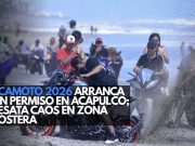 ¡Descontrol total! Acamoto invade la zona costera de Acapulco