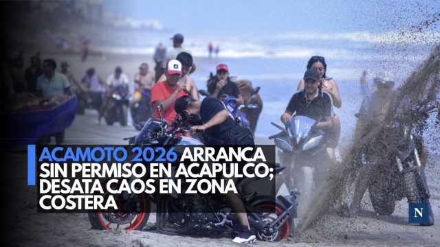 ¡Descontrol total! Acamoto invade la zona costera de Acapulco
