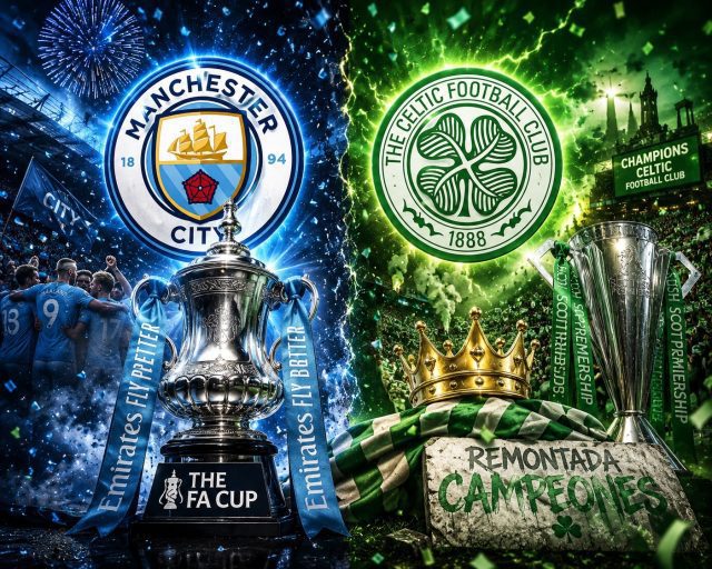Sábado de campeones en Reino Unido: Manchester City conquista la FA Cup y el Celtic remonta la liga escocesa