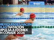 ¡A brazadas de gloria! Edomex entra al Top 6 de CONADE