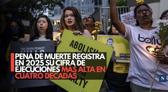 Pena de muerte registra en 2025 su cifra de ejecuciones más alta en cuatro décadas